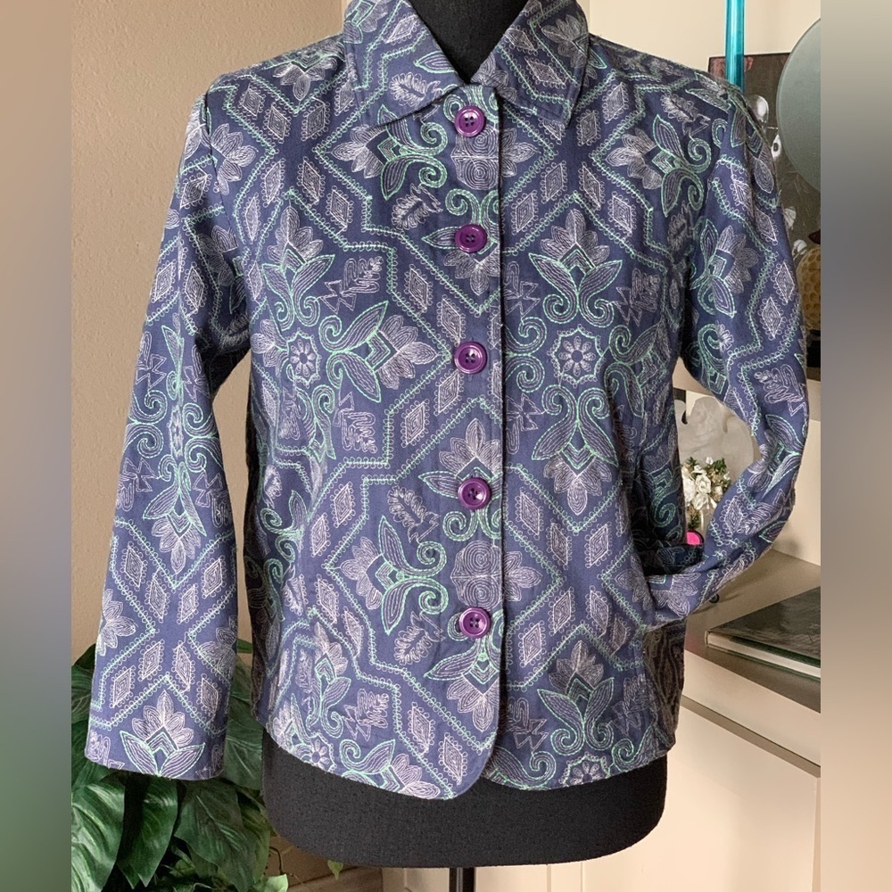 Coldwater Creek Embroidery Jacket